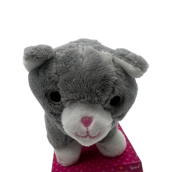 Girlfriends Pets Plush Gray White Cat Toy -Stuffed Animal Ages 6 Months+ NEW - Picture 3 of 11